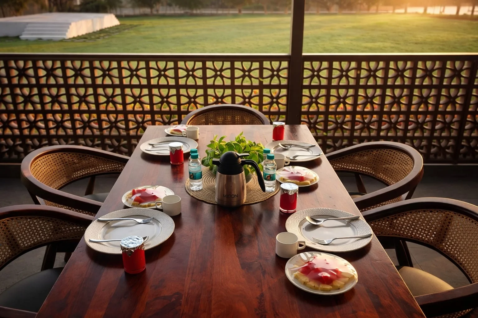Corporate retreat dining and meals at ALOHA Resorts Shamshabad Hyderabad