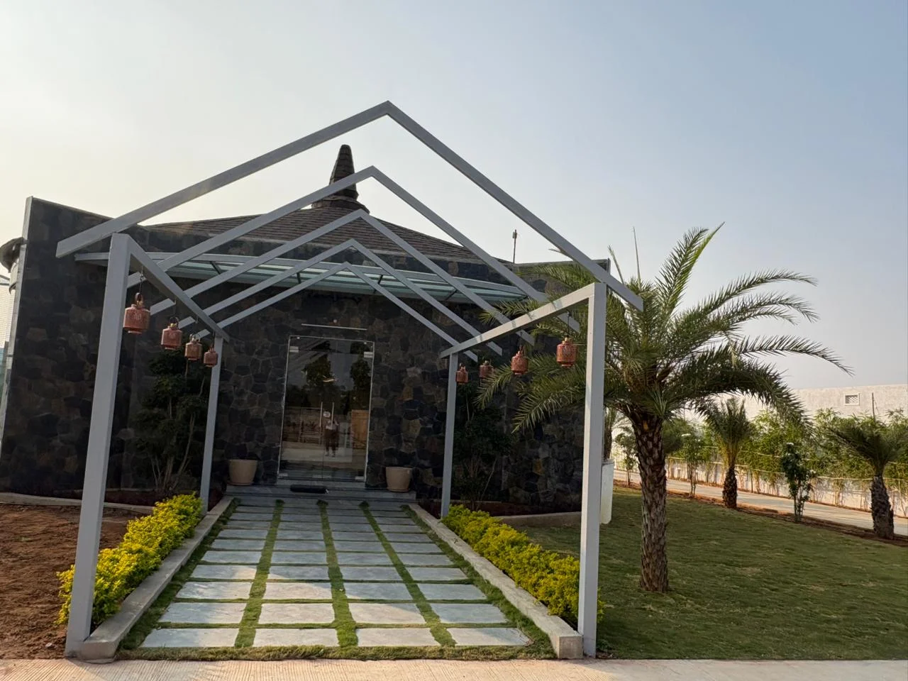 ALOHA Resorts — entrance driveway and resort arrival, 15 minutes from Hyderabad airport
